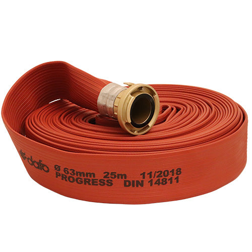 Brannslange Progress 63 mm x 25 m uten kopling
