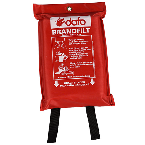 Brannteppe i nylonetui 120×180 cm